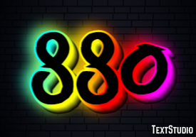 880 Text Effect