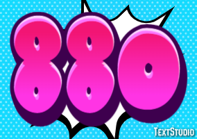880 Text effect