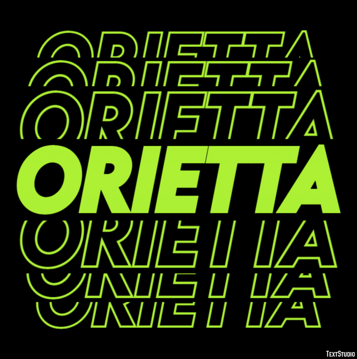 Orietta Effetto testo