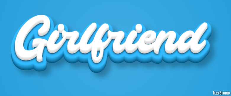 Girlfriend Text Effect