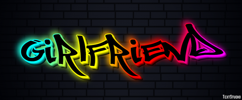 Girlfriend Text Effect