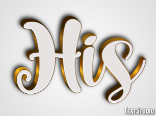 His Text Effect