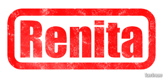 Renita Текстовый эффект