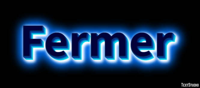 Fermer Effet de texte