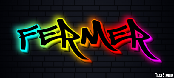 Fermer Effet de texte