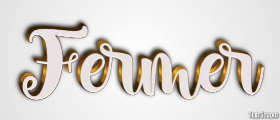 Fermer Effet de texte