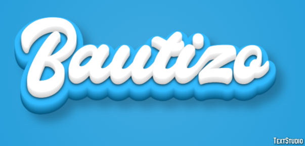 Bautizo Efecto de texto