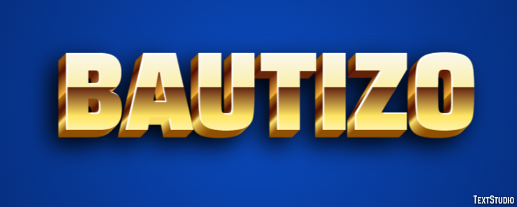 Bautizo Efecto de texto