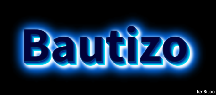 Bautizo Efecto de texto