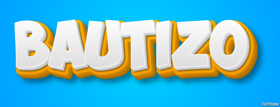 Bautizo Efecto de texto
