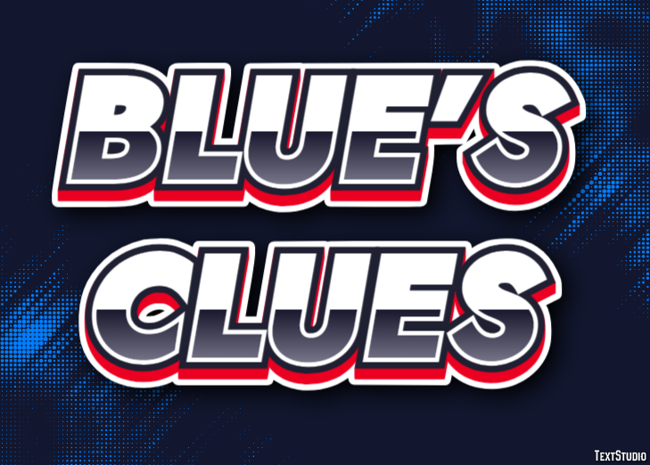 Blue’s Clues Text Effect
