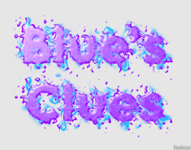 Blue’s Clues Text effect
