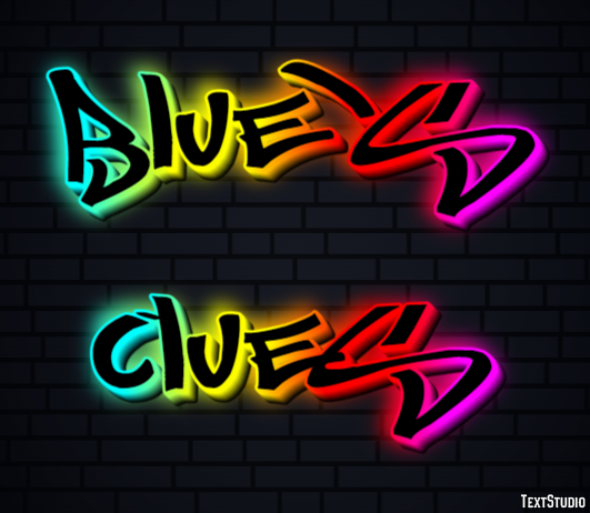 Blue’s Clues Text Effect
