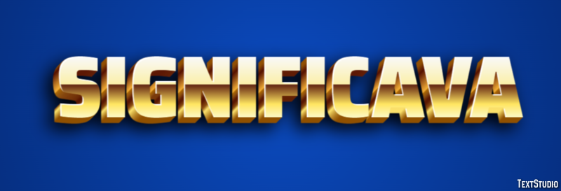 Significava Texteffekt