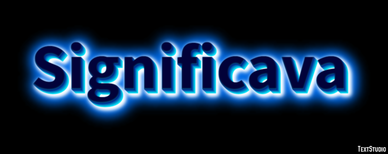 Significava Texteffekt