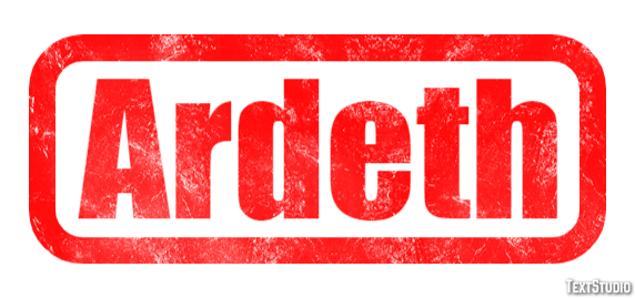 Ardeth Text effect