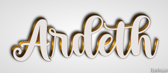 Ardeth Text effect