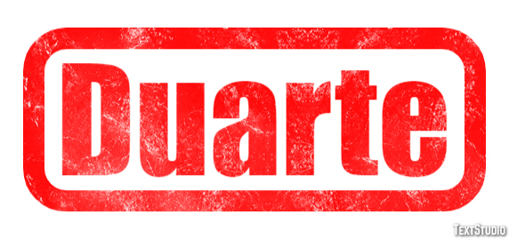Duarte Effet de texte
