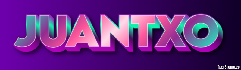 Juantxo Efecto de texto