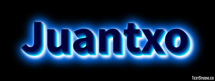 Juantxo Efecto de texto