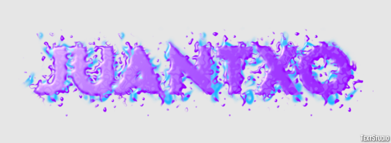Juantxo Efecto de texto