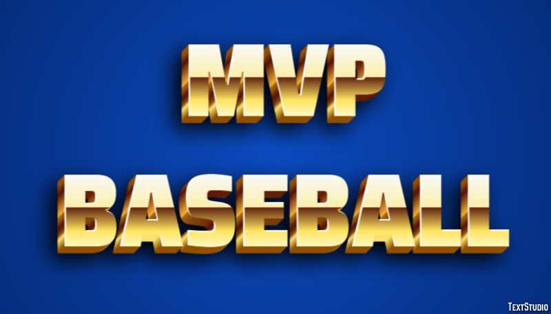 MVP Baseball Effet de Texte