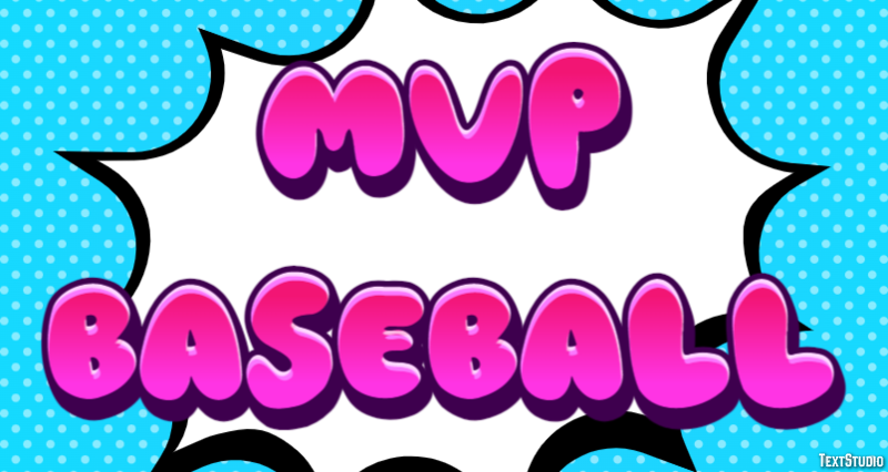 MVP Baseball Effet de Texte