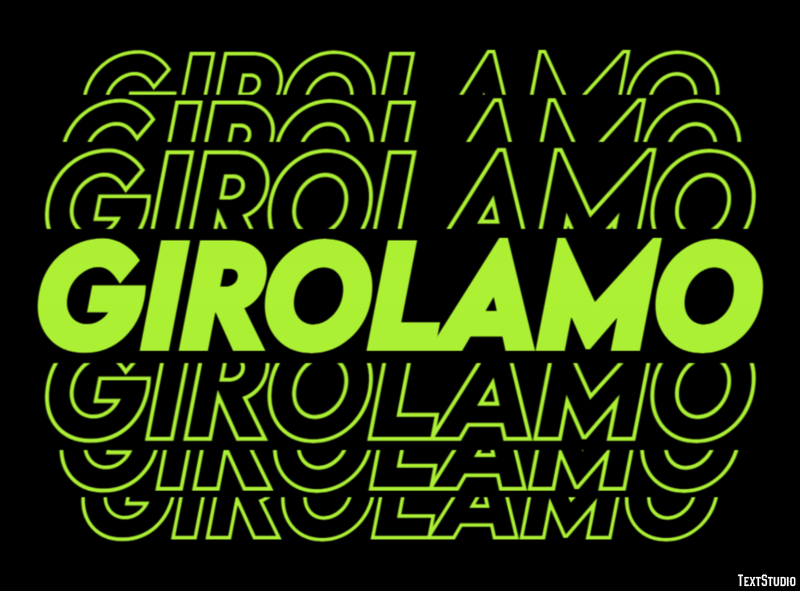 Girolamo Effetto testo
