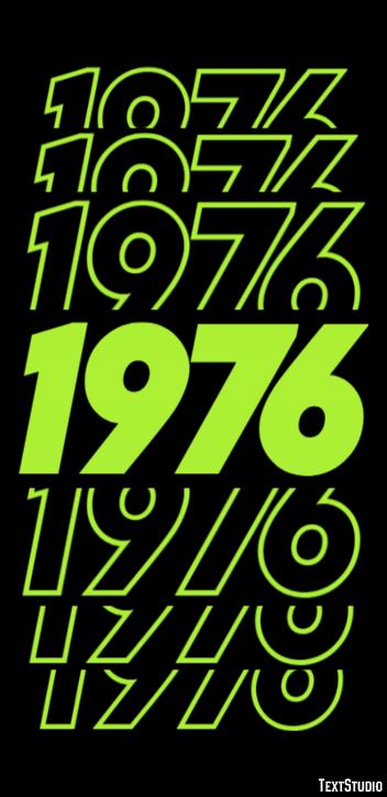 1976 テキスト効果
