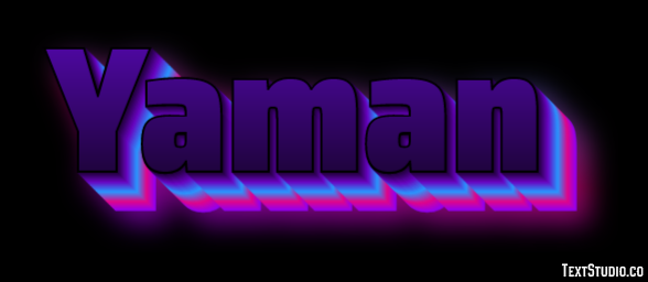 Yaman Efeito de texto