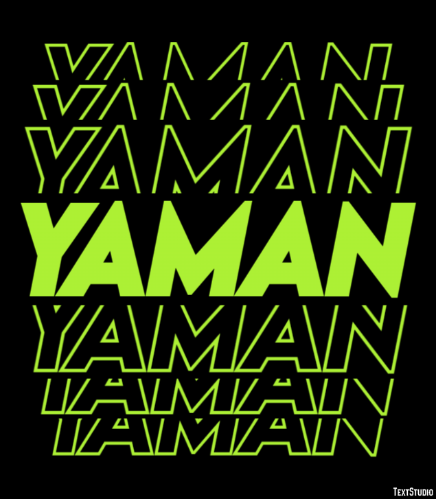 Yaman テキスト効果