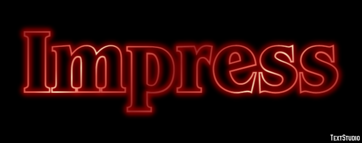 Impress Text Effect