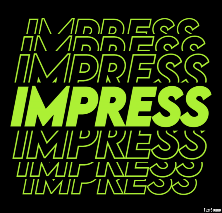 Impress Text Effect