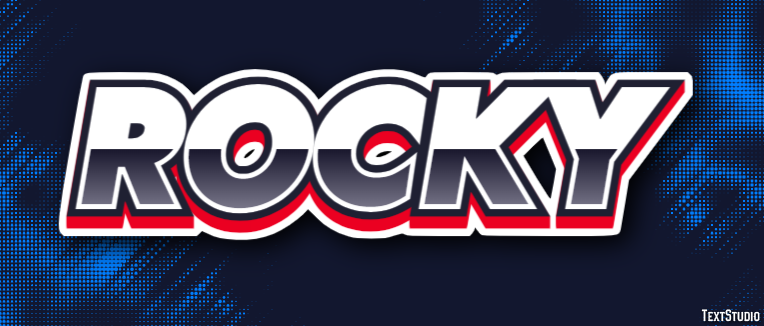 Rocky Text Effect