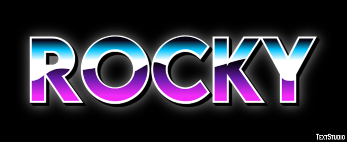Rocky Text Effect