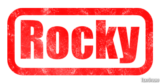 Rocky Text Effect