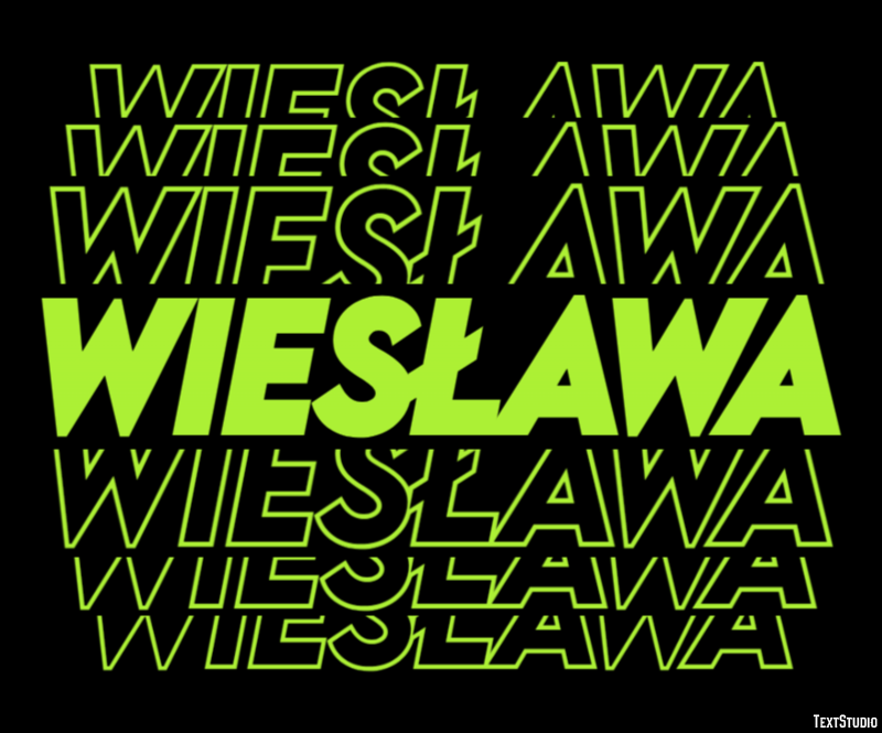 Wiesława Texteffekt