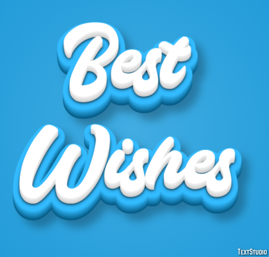Best Wishes Text Effect