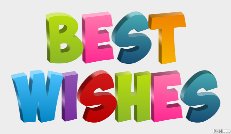 Best Wishes Text Effect