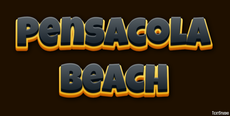 Pensacola Beach Effetto testo