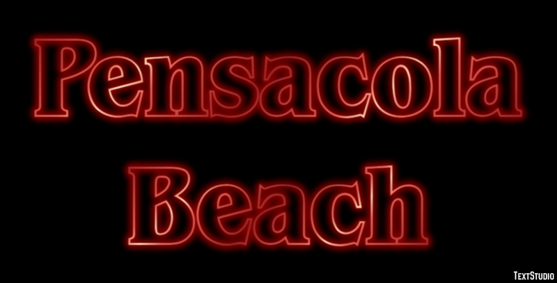 Pensacola Beach Metin Efekti