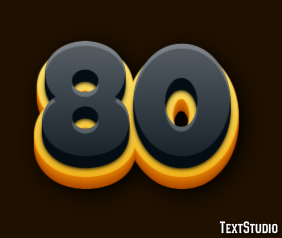80 テキスト効果
