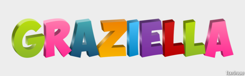 Graziella Effetto testo