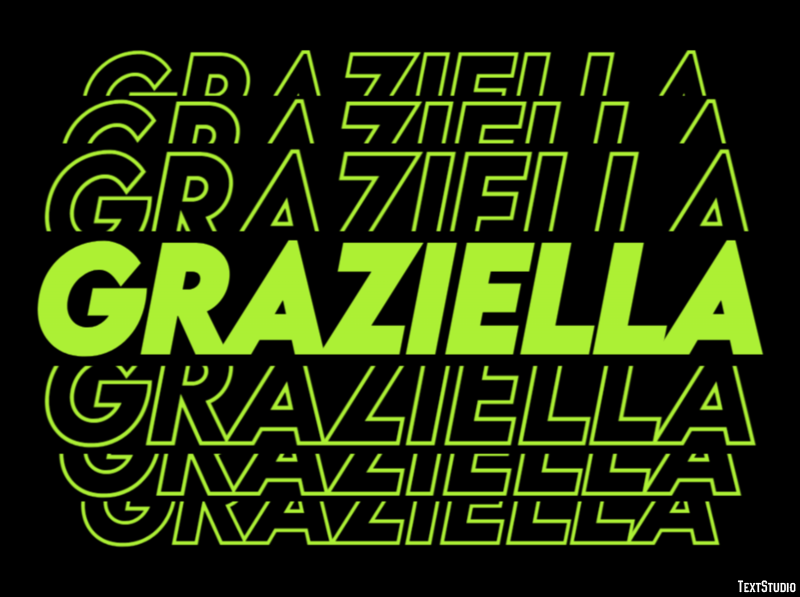 Graziella Effetto testo