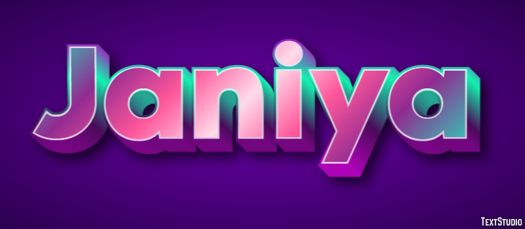 Janiya Text effect