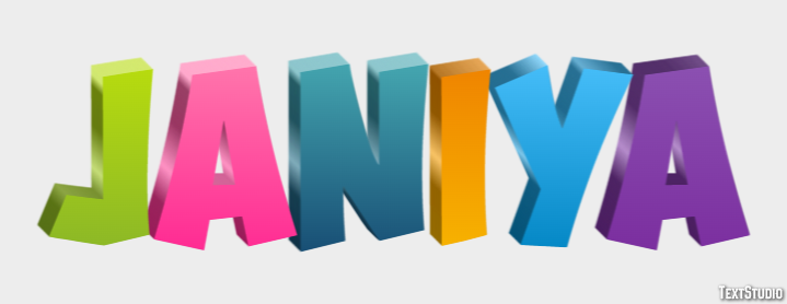 Janiya Text Effect