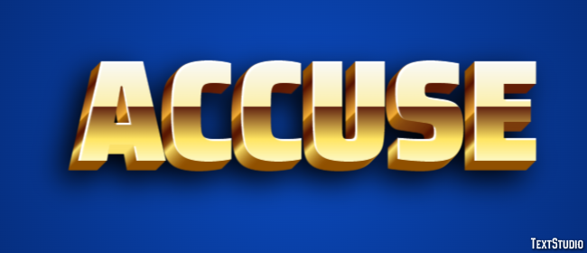 Accuse Effetto testo