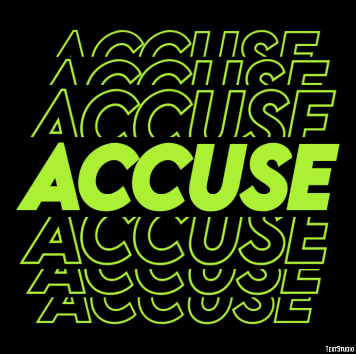 Accuse Effetto testo