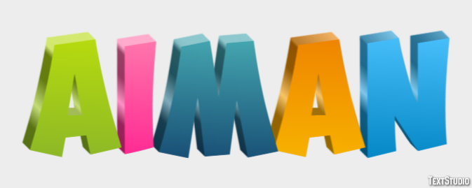 Aiman Tekst effect