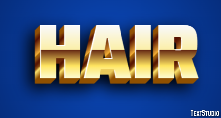 Hair Text Effect